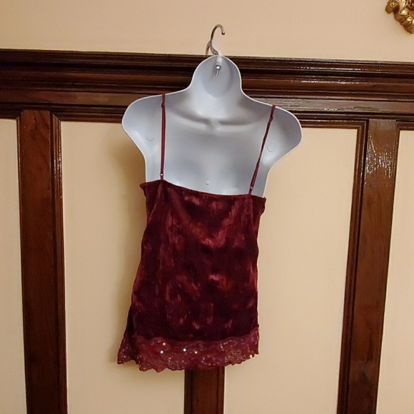 Silvercyte ,wine, cute top, size L - Picture 2 of 6
